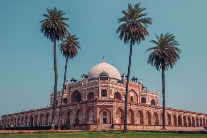 Humayun's Tomb in Delhi, a UNESCO World Heritage Site and the architectural precursor to the Taj Mahal