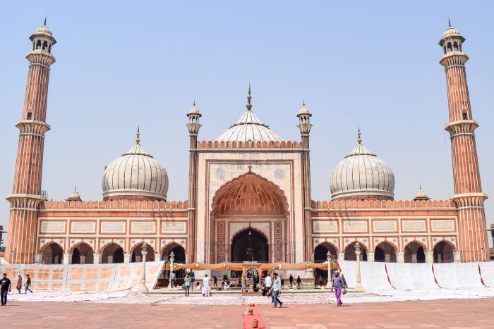 Jama Masjid mosque on an Old Delhi walking tour with a local guide