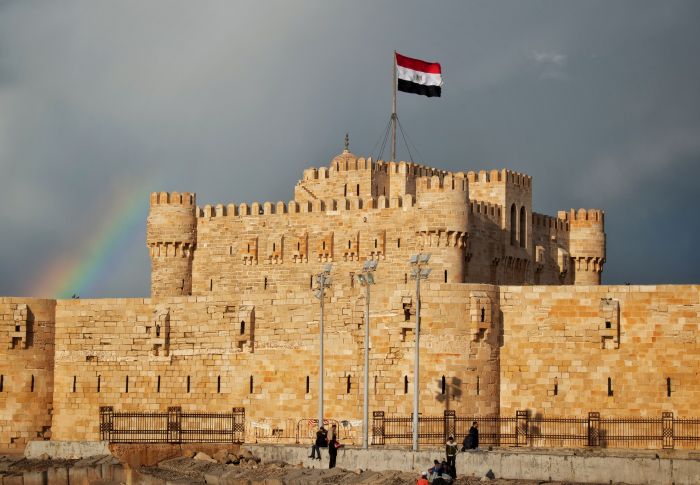 The Citadel of Qaitbay on the Alexandria waterfront, a stop on day trips from Cairo