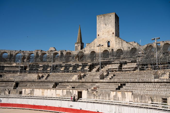Amphithéâtre romain d'Arles lors d'une excursion d'une journée depuis Marseille