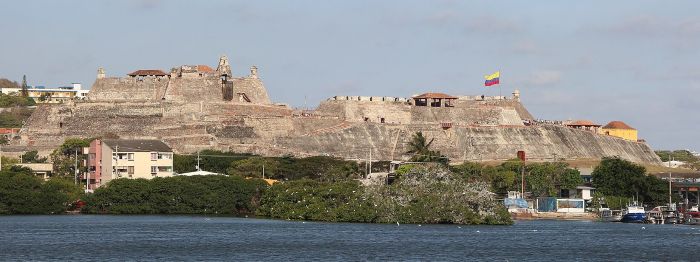 Castillo San Felipe de Barajas fortress in Cartagena, Colombia, stop on a private city tour
